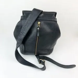 Small Backpack Roots Roots | Bags | Roots Black Leather One Shoulder Mini Backpack | Poshmark